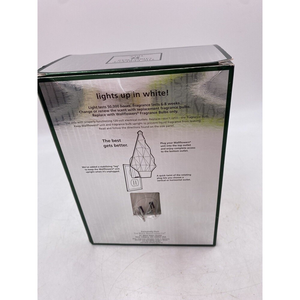 The White Barn Candle Company Perfect Christmas Tree Wallflower Plug In Light Up - Picture 3 of 10